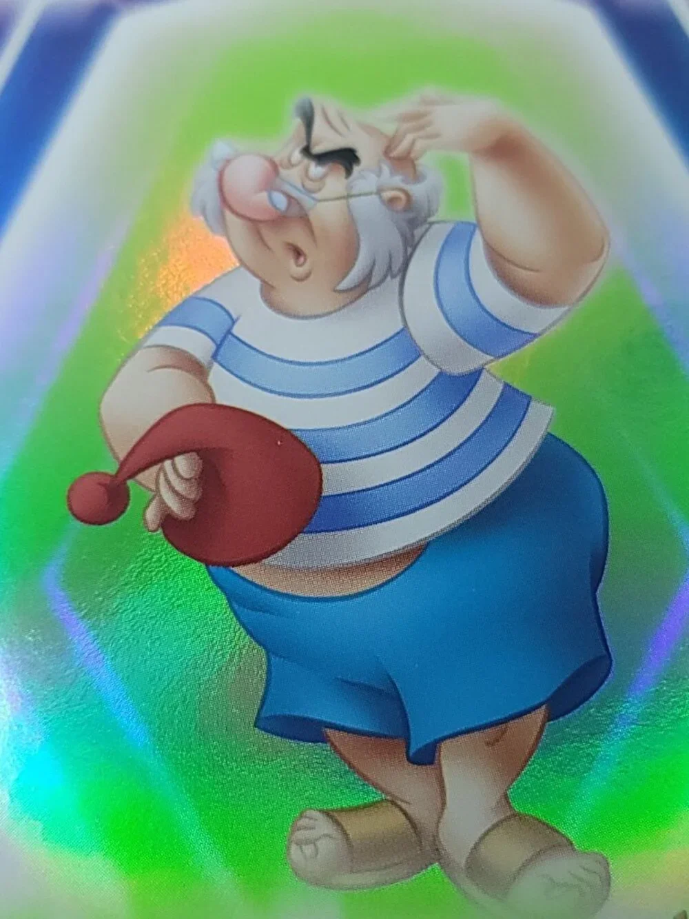 Mr Smee Topps 2026 Disney Neon Holo Parallel Refractor Limited 101/199 - Picture 3 of 4